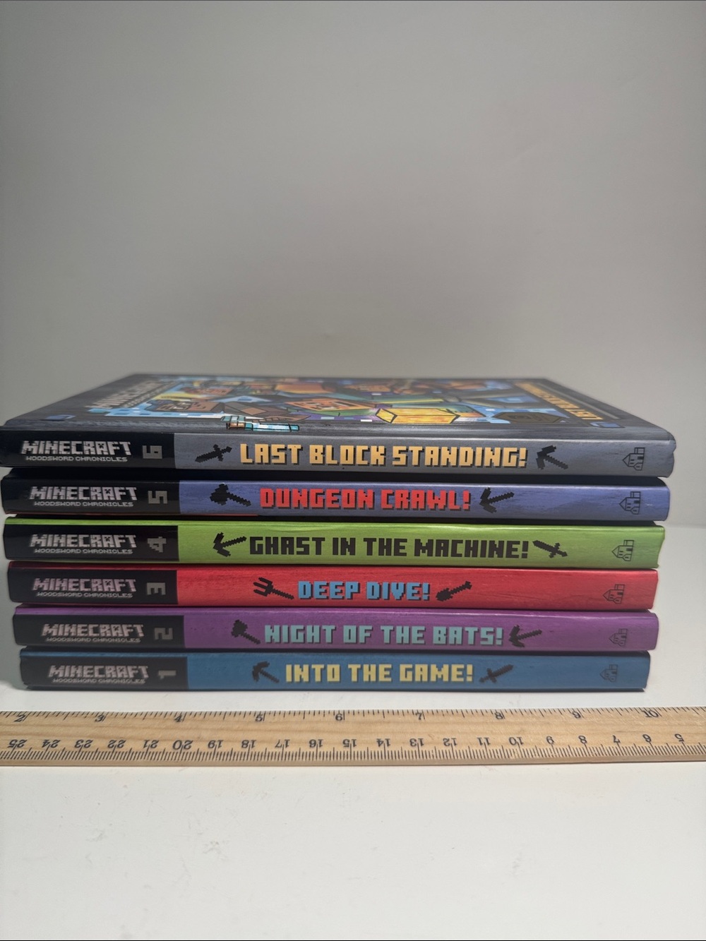 Minecraft woodsword chronicles set 1-6 hardcover excellent condition